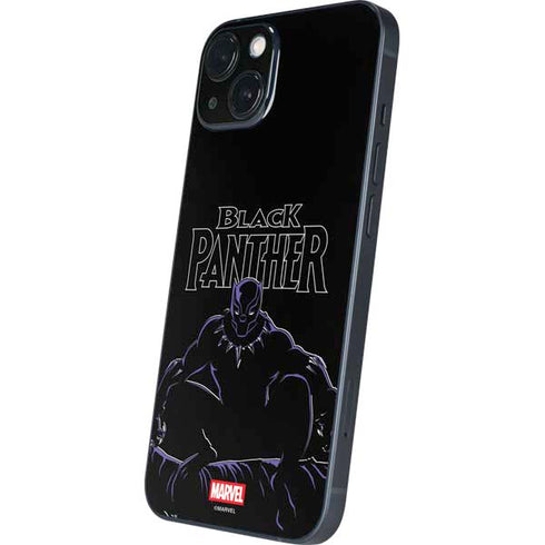 Marvel Black Panther Night Time Watch iPhone 14 Plus Skin